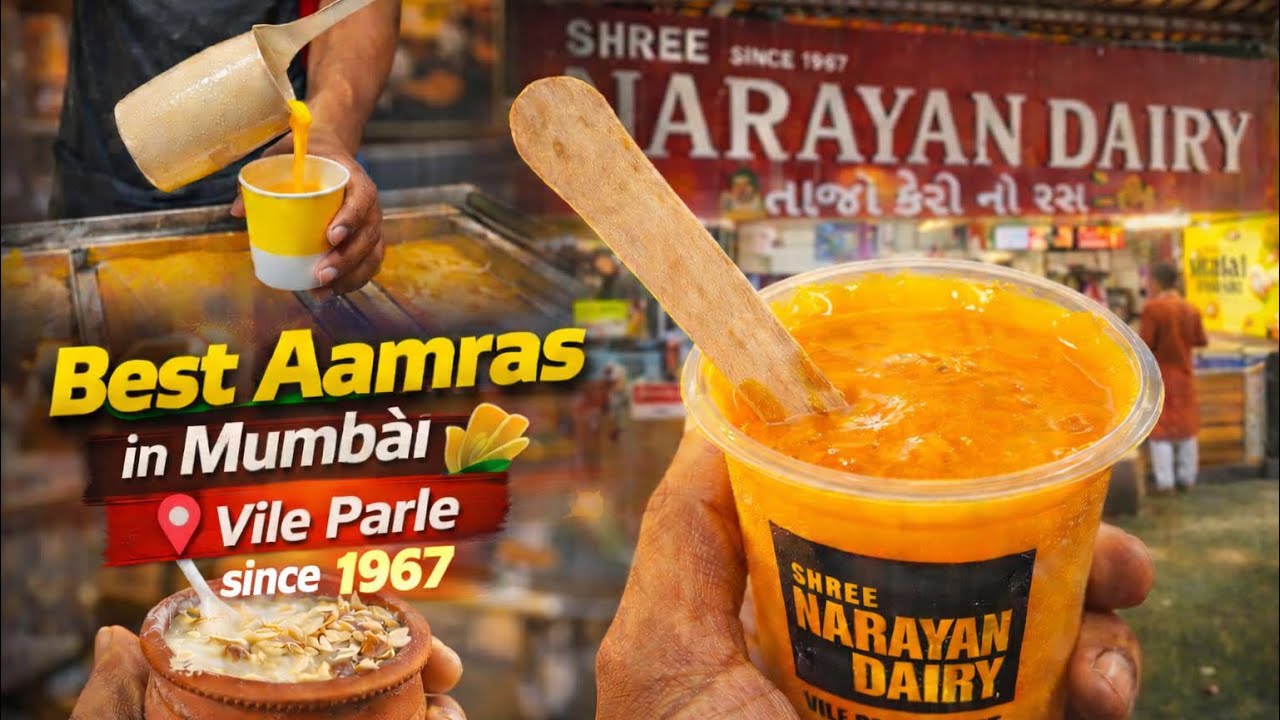 Best Mango Dishes In Mumbai Since 1967 | Narayan Dairy Vile Parle | Best Hapus Aamras 🥭 #vlog 