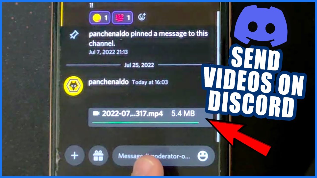 How to Send Videos on Discord (mobile!)