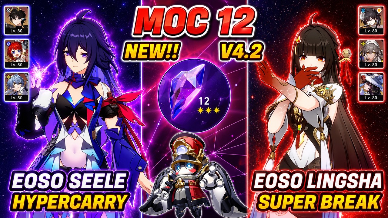 New! MOC 12 4.2 | E0S0 Seele & E0S0 Lingsha Super Break | Honkai Star Rail 4.2