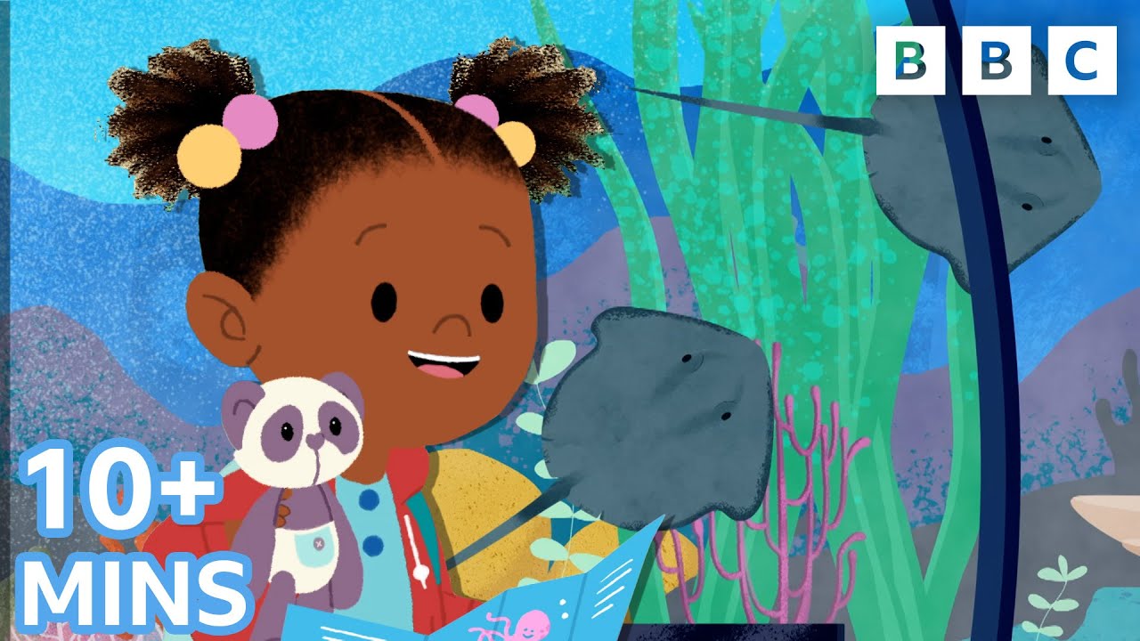 JoJo & Gran Gran Visit the Aquarium 🐠 | CBeebies