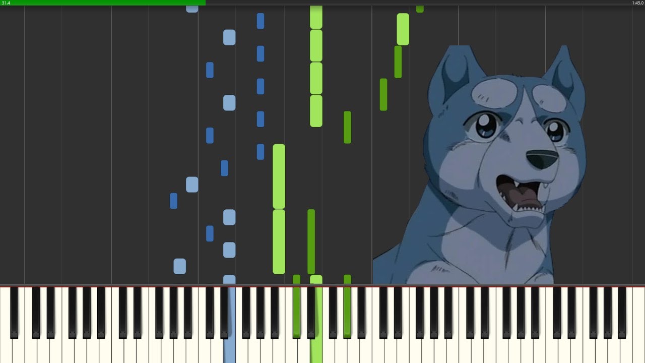 Ginga Densetsu Weed OP - Piano (Synthesia)