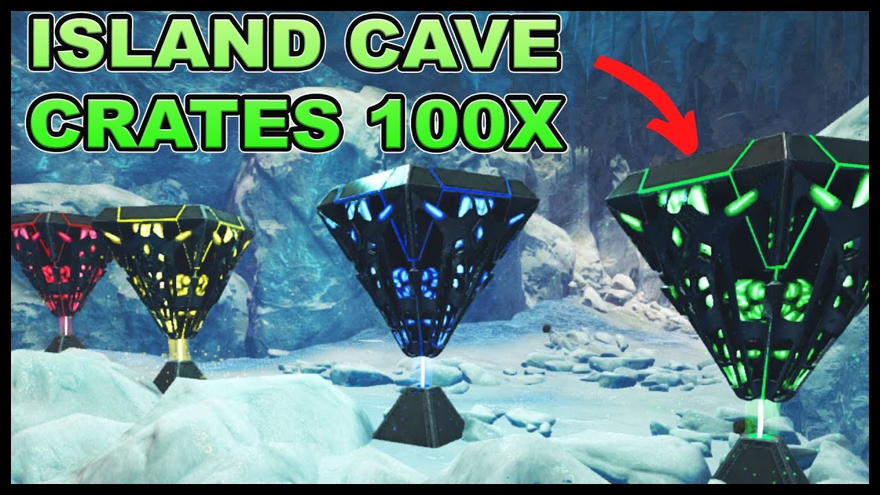 Ark Loot Crates | Opening ALL Ark Island Cave Drops 100x Is it Worth It?