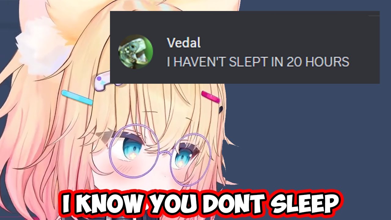 Miniko Expose Vedal's Sleep Schedule