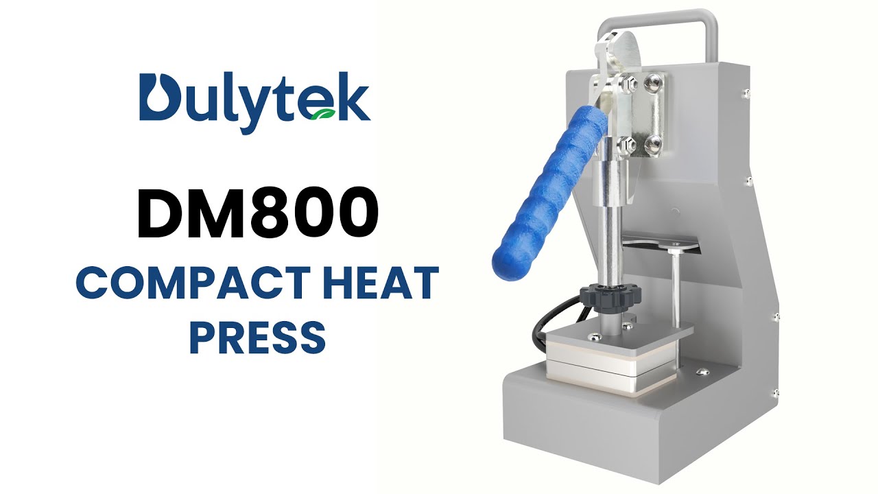 Dulytek DM800 Personal Heat Press Machine, 1350 lbs: How To Use It
