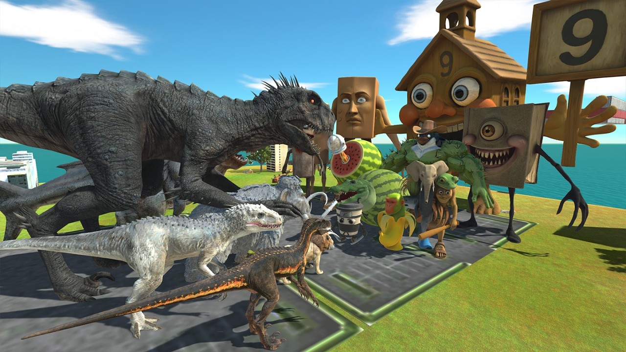 Who Win Team Brainrot La Esok Sekolad Bus vs Team ScorpiusRex Animal Revolt Battle Simulator