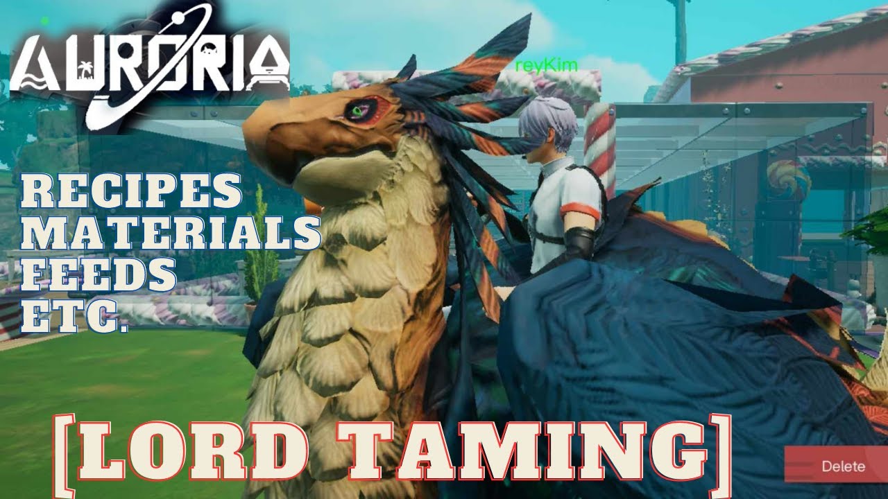 [AURORIA] Lord Taming: Komodo, Laterite Eagle, Obsidian Dragon