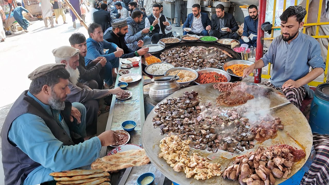 Afghanistan most famous liver fry | Kaleji recipe | Cheap roadside street food