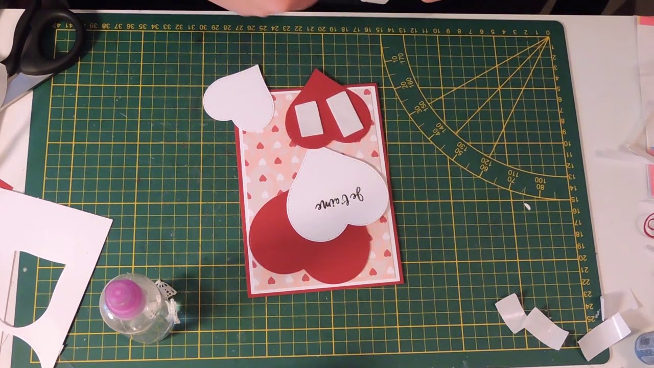 tuto carte st valentin