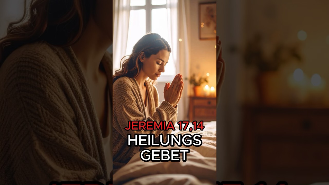 GOTT heilt &ndash; sprich dieses HEILUNGSGEBET mit mir! 🙏 | Jeremia 17,14 | FaithUp! Boost Nr.7