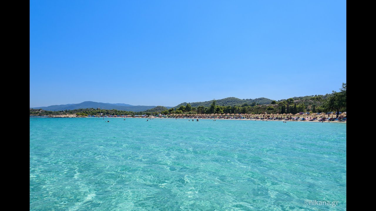 Lagonisi beach on Sithonia, Greece