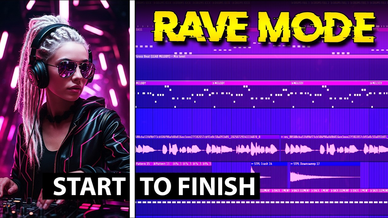 От начала до конца: мощный EDM-рейв трек! &mdash; Туториал по FL Studio 2025
