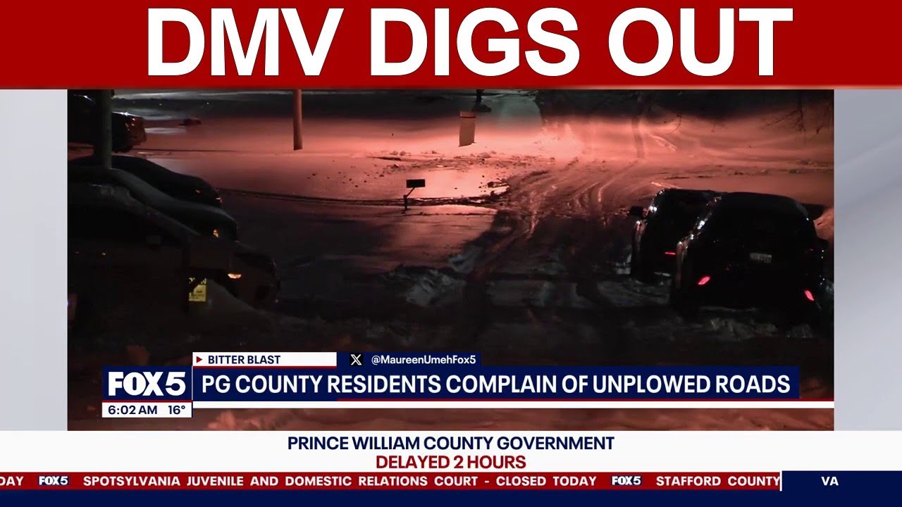 DMV digs out after snowstorm | FOX 5 AT 6AM
