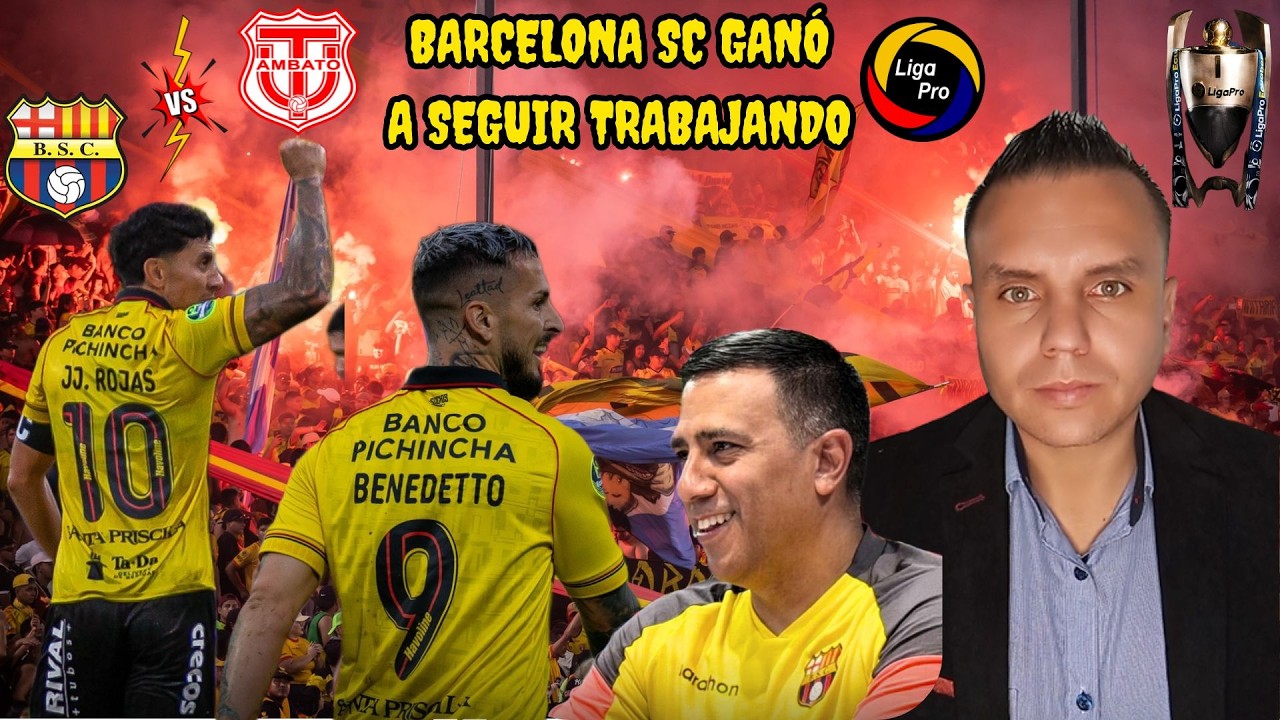 #ENVIVO 🟡⚫🔴 #BARCELONASC DEBUTA CON PIE DERECHO EN LA #LIGAPRO 2026 ⚽🎙️