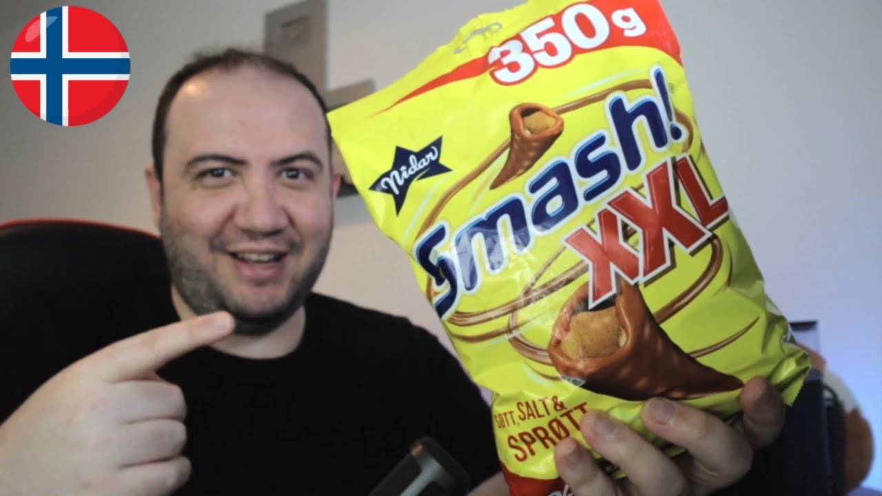 FOREIGNER TRIES SMASH FOR THE FIRST TIME - NORWEGIAN CANDY SNACK