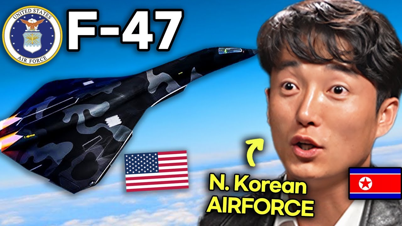 Солдат ВВС Северной Кореи впервые отреагировал на американский F-47!