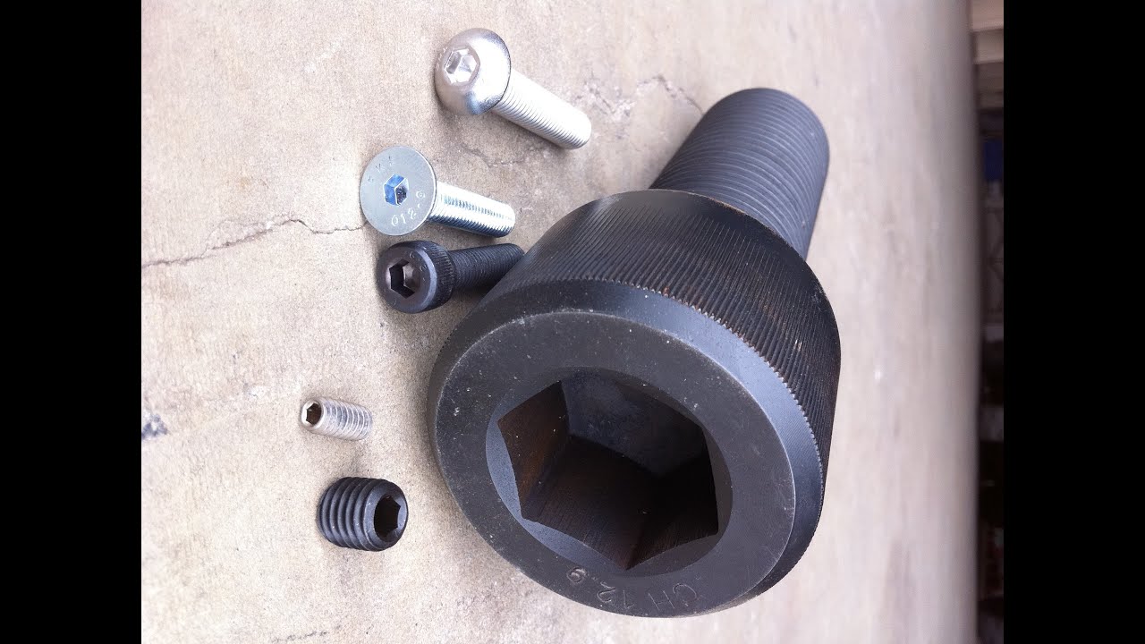 GMBOLT.com SOCKET CAP SCREW buttonhead countersunk allen drive