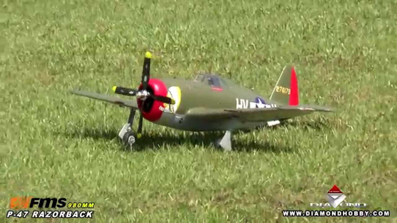 FMS P-47 980mm Razorback Teaser Trailer from Diamond Hobby