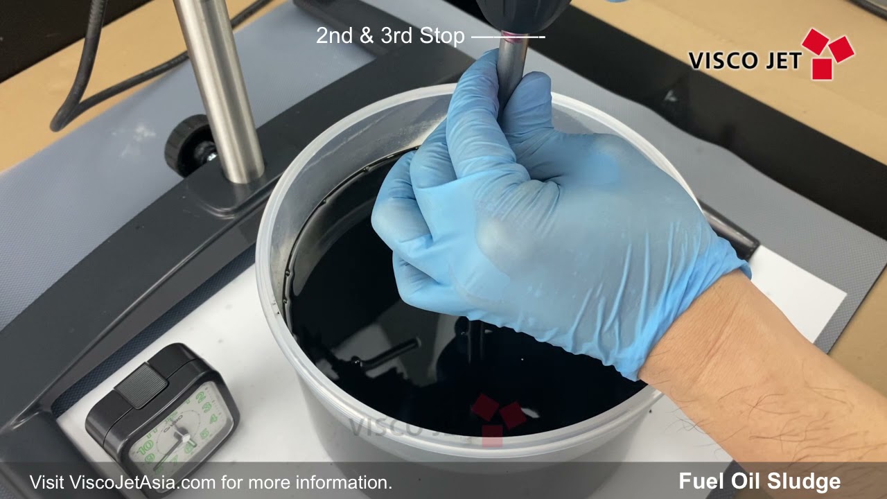 Viscojet Agitation Demo: Fuel Oil Sludge