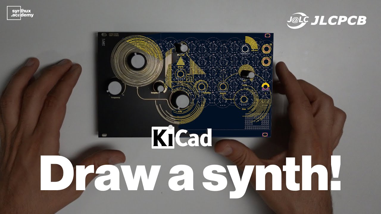 Как разработать интерфейс синтезатора в KiCad // учебник #synthdiy