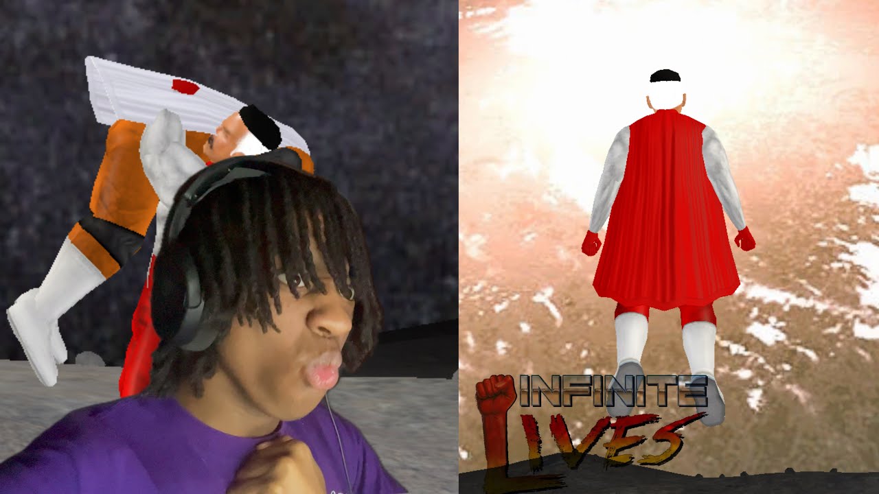 I played As Omniman In This superhero Game and Embodied the word MENACE(infinite lives)