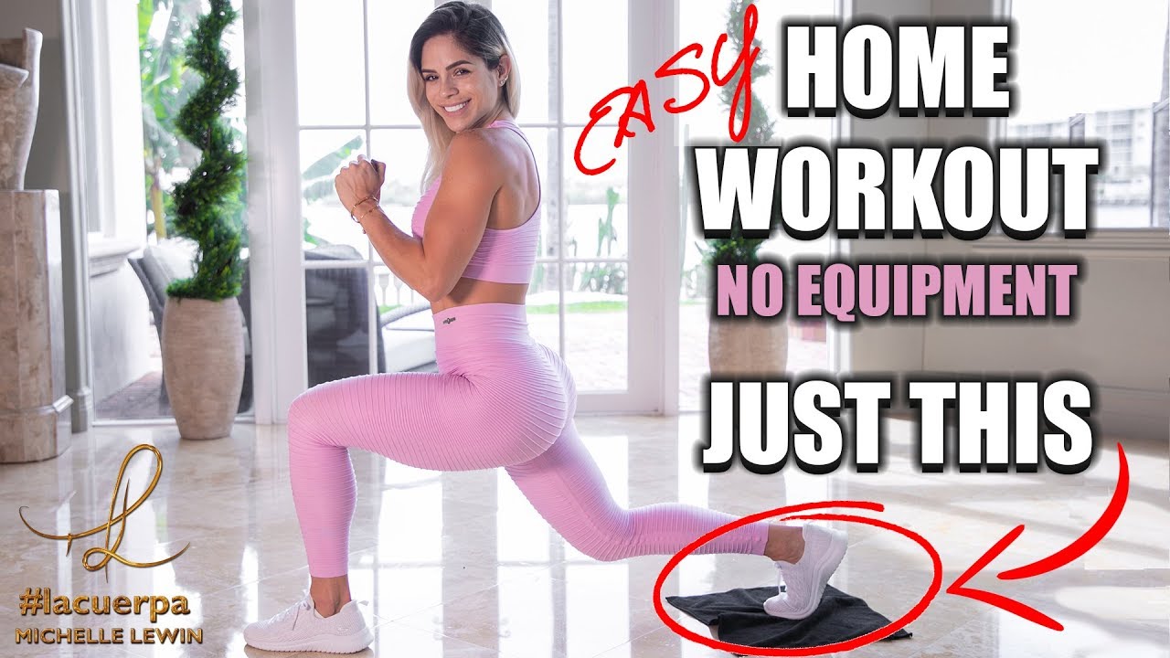 MICHELLE LEWIN: Easy Home Workout // No Equipment // Lower Body