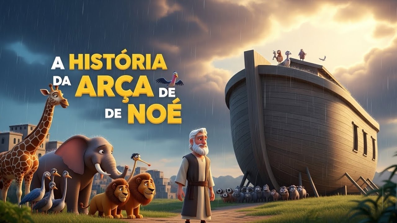 A Arca de Noé 🌈 | A História Bíblica Que Salvou o Mundo | Histórias da Bíblia para Crianças