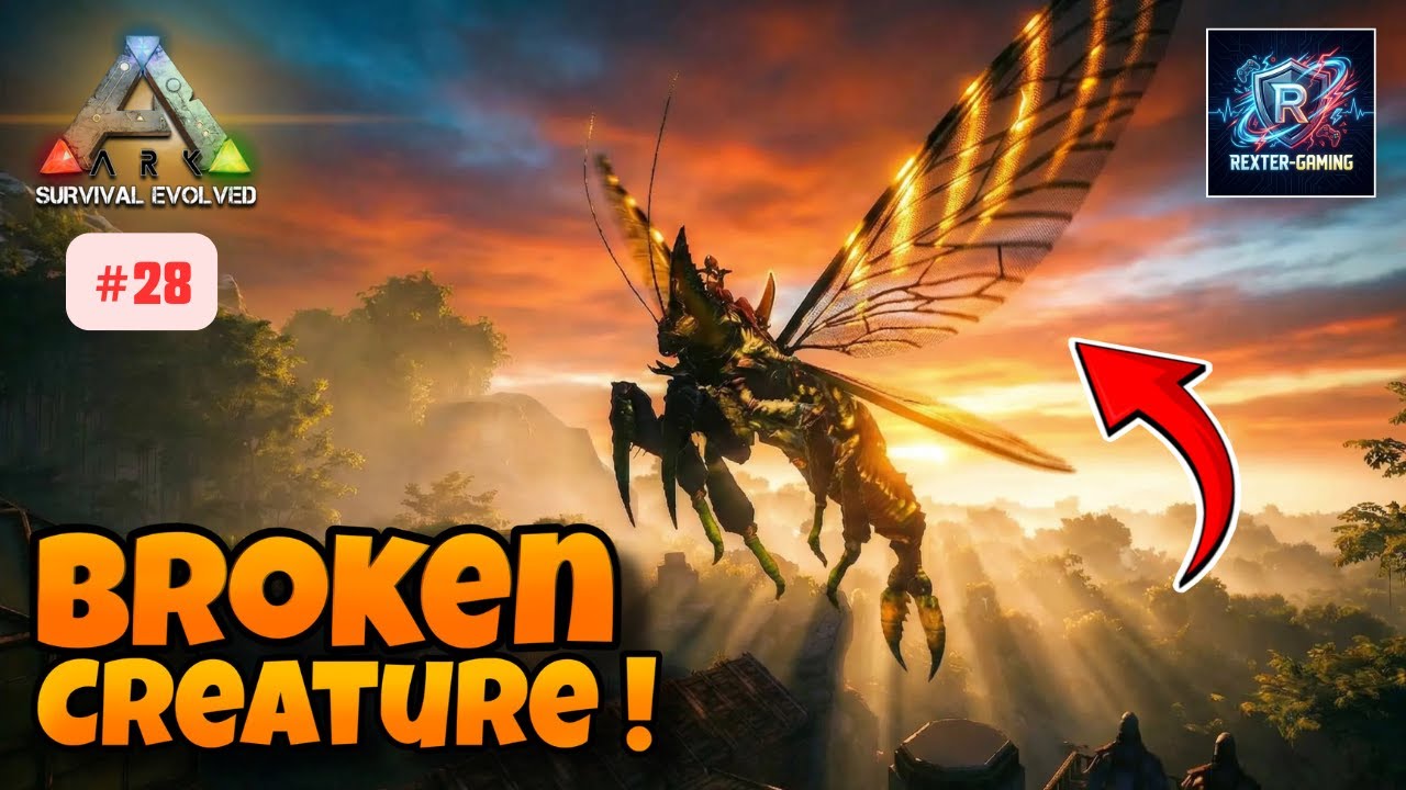 බත්කූරා ඇල්ලුවා - This Rhyniognatha is BROKEN /ARK Survival Evolved - Sri Lanka/ EP28/ REXTER-GAMING