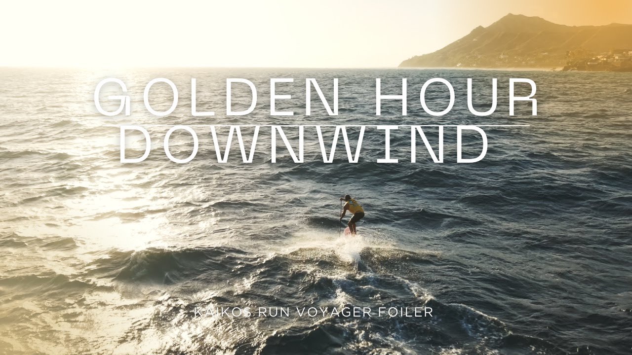 Golden Hour Downwind along Diamond Head Hawaii