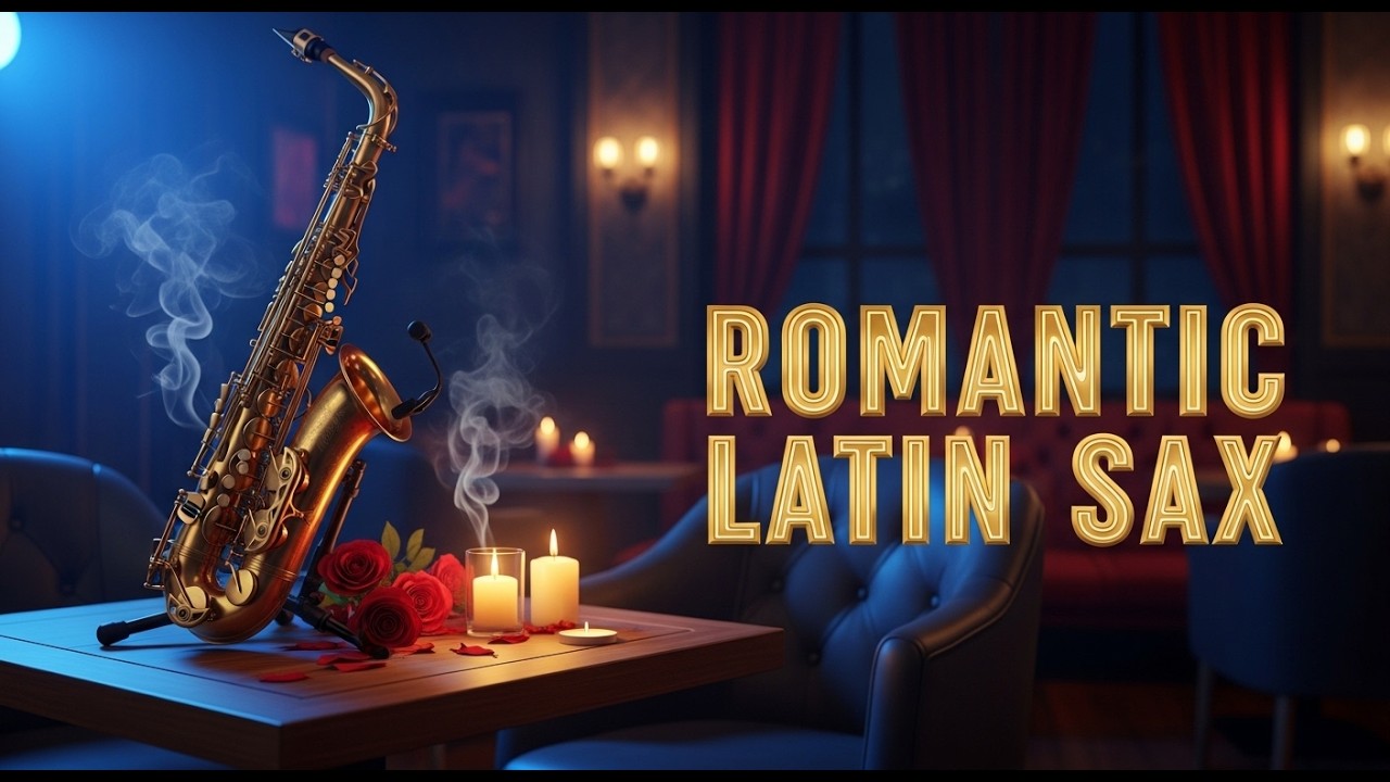 🎷 Romantic Latin Sax Rumba Bolero Night EN VIVO 🔴 Música Instrumental Suave para Noches de Amor