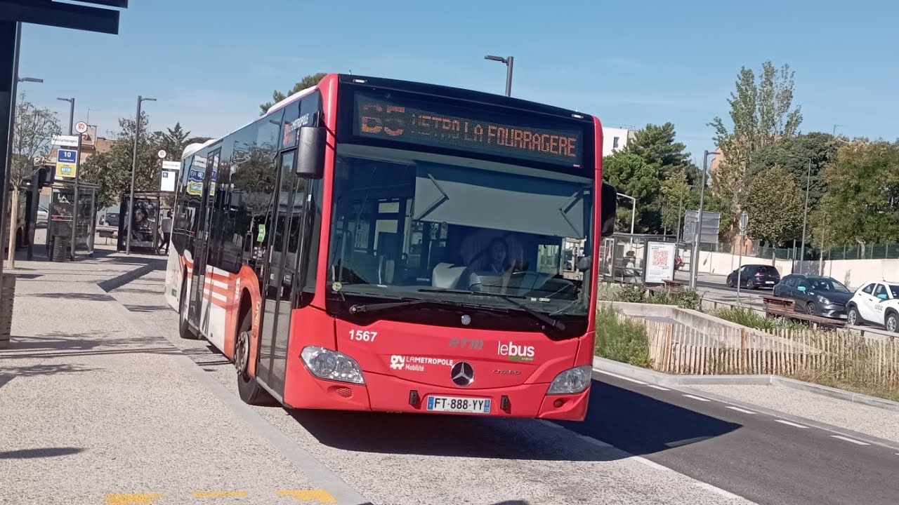 [RTM] Mercedes Citaro C2 Hybrid €6 - Ligne B5 destination La Gaye