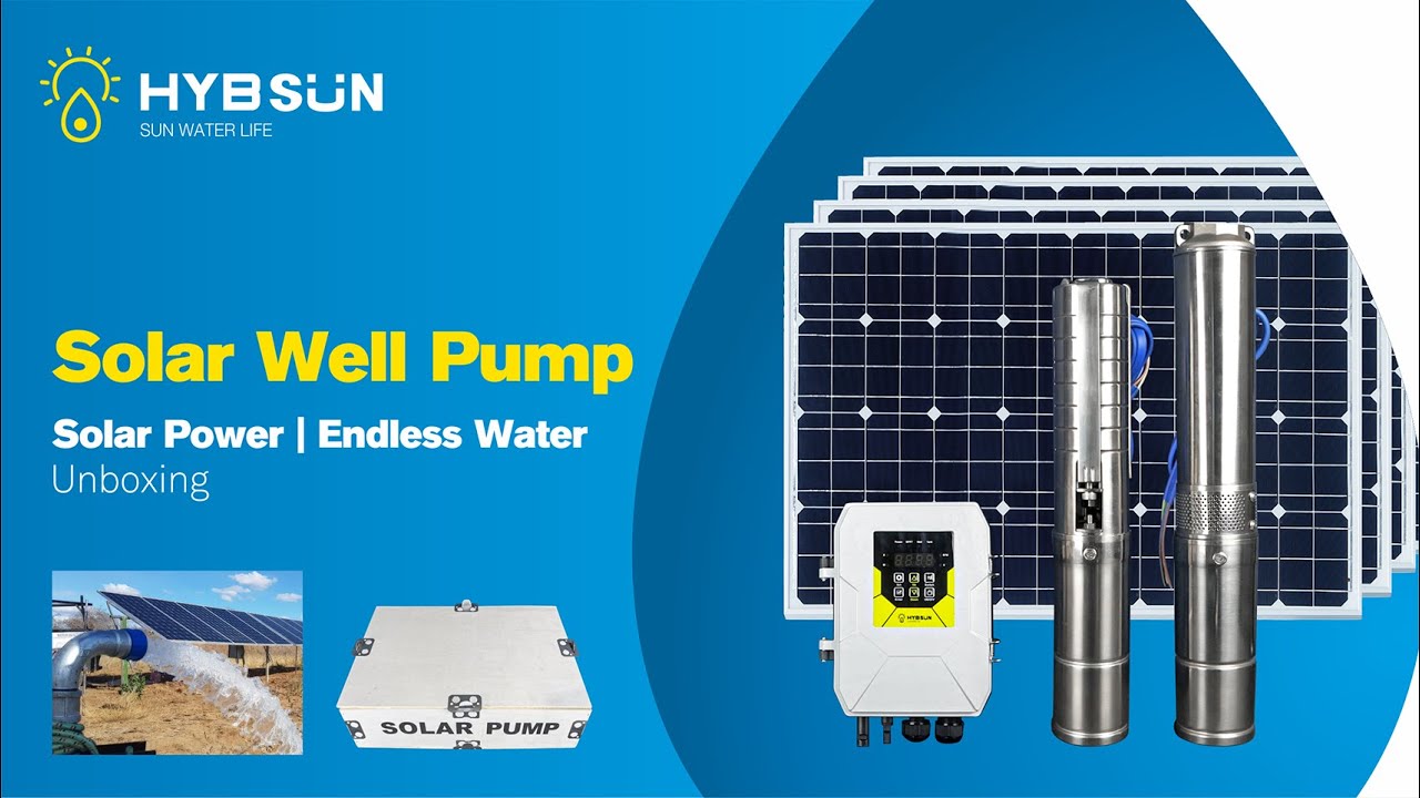 Solar Pump Unboxing | HYBSUN Solar Well Pump Kit