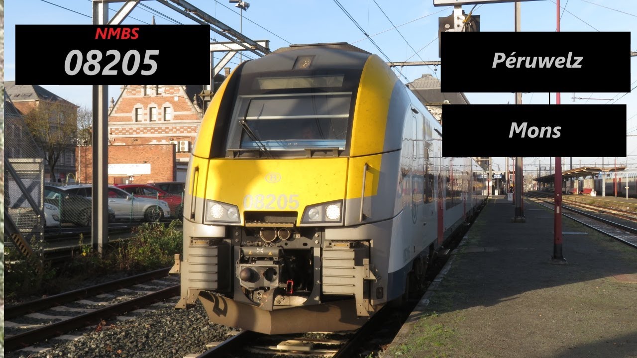 SNCB NMBS AM08 | Péruwelz - Mons | Rail trip