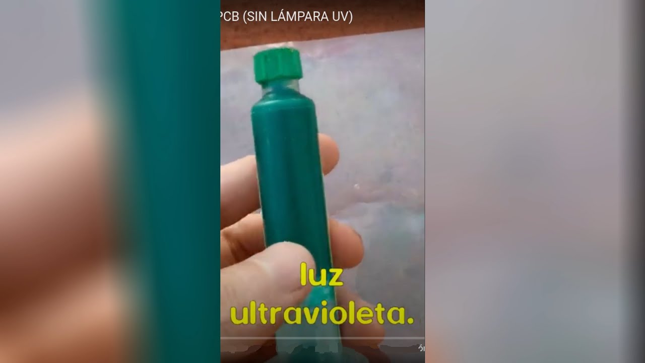 M&aacute;scara de Soldadura UV en placas PCB (SIN L&Aacute;MPARA UV)