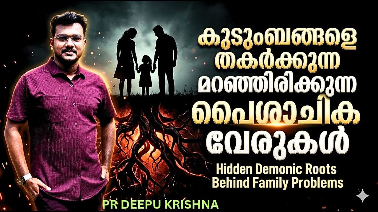 കുടുംബങ്ങളെ തകർക്കുന്ന മറഞ്ഞിരിക്കുന്ന പൈശാചിക വേരുകൾ | Hidden Demonic Roots  | PR DEEPU KRISHNA