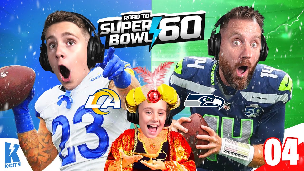 Rams vs Seahawks BLIZZARD! NFC Championship in Madden Road to Super Bowl 60 Part 4)