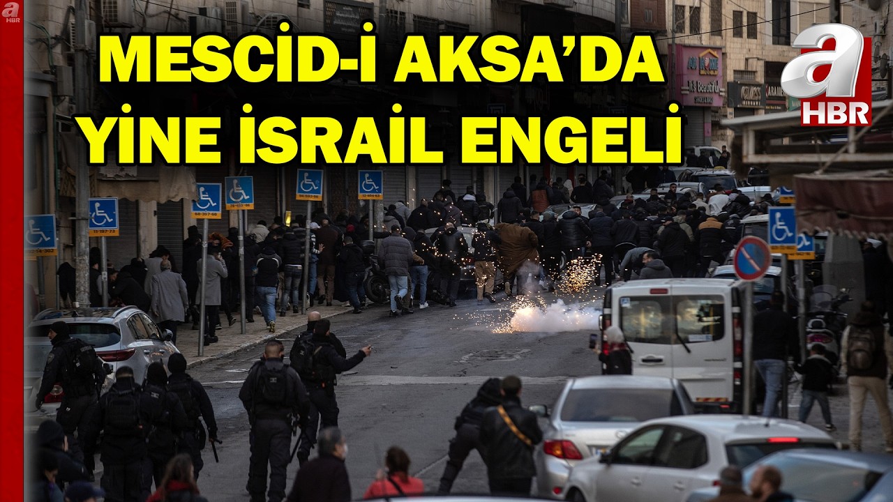 Kudüs'te Bayram Heyecanına İsrail Gölgesi! Kudüs'te İsrail Polisinden Gaz Bombalı Saldırı | A Haber
