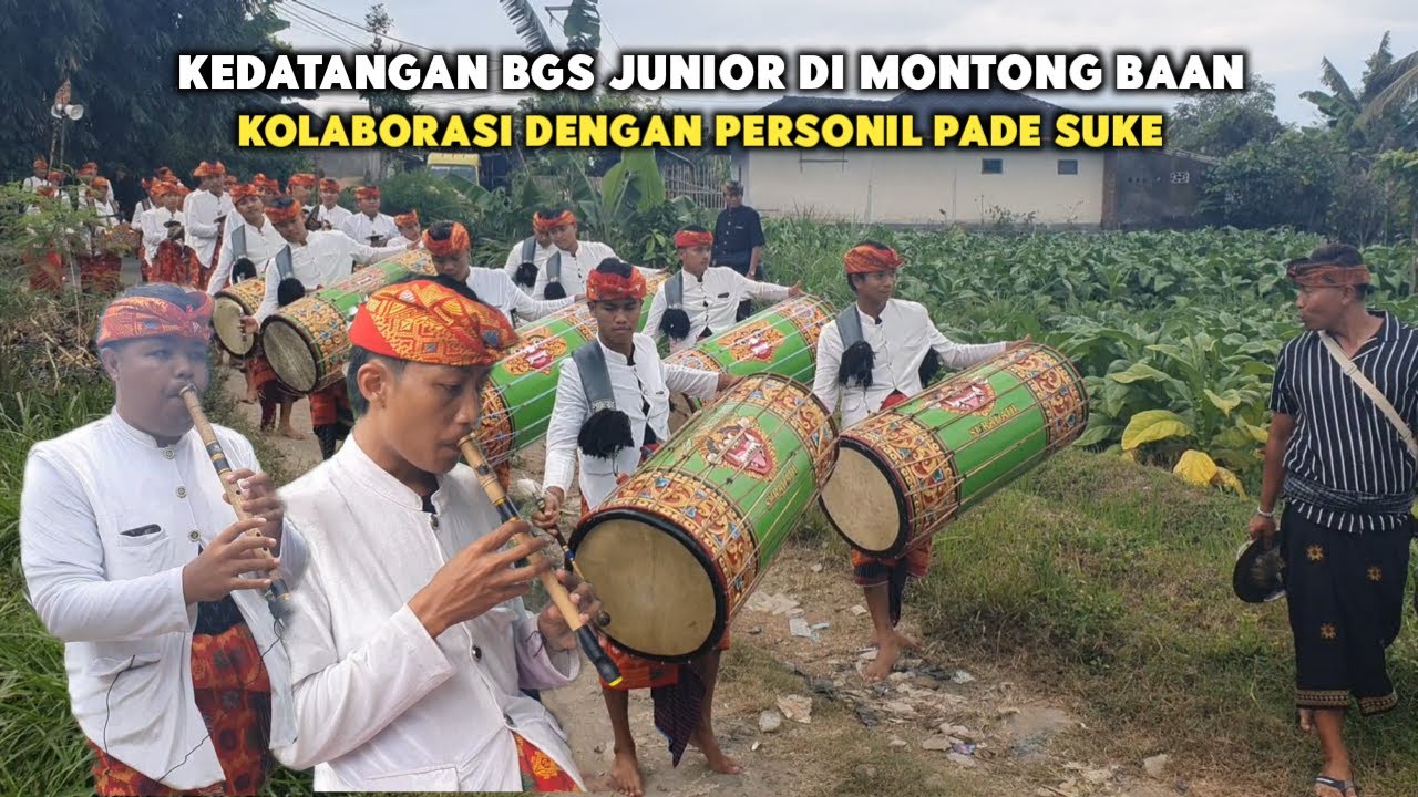 VARIASI KEDATANGAN GENDANG BELEQ BGS JUNIOR DI MONTONG BAAN KOLABORASI DENGAN PERSONIL GB PADE SUKE