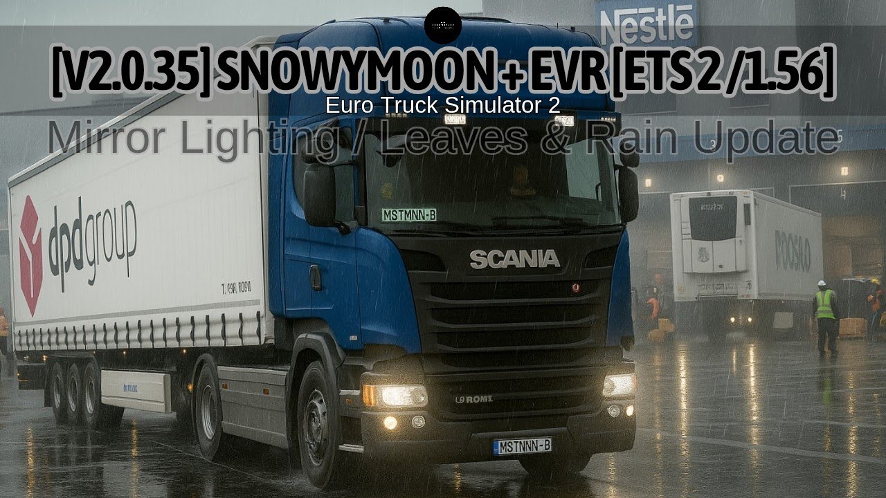 New Update V2.0.35 [Snowy Moon/Ultra Real New Lighting] Real Lighting Improvements for [ETS2/1.56]