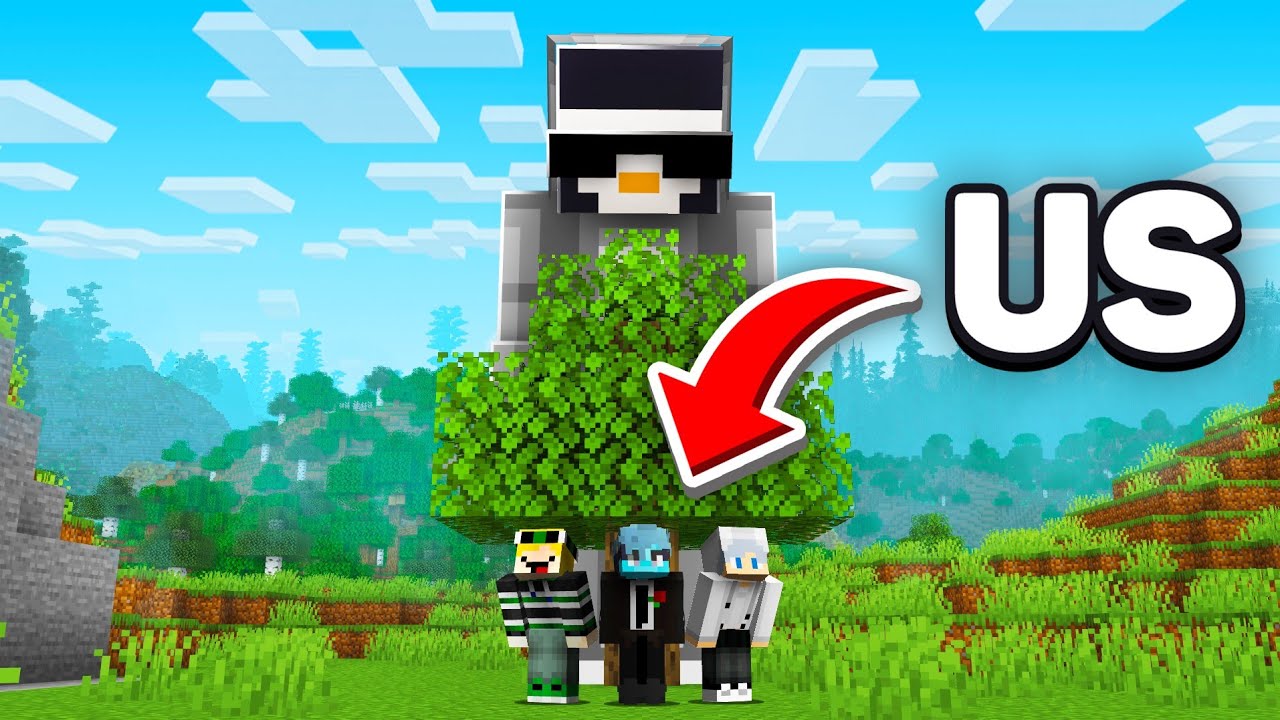 6 Youtubers Vs 1 Giant