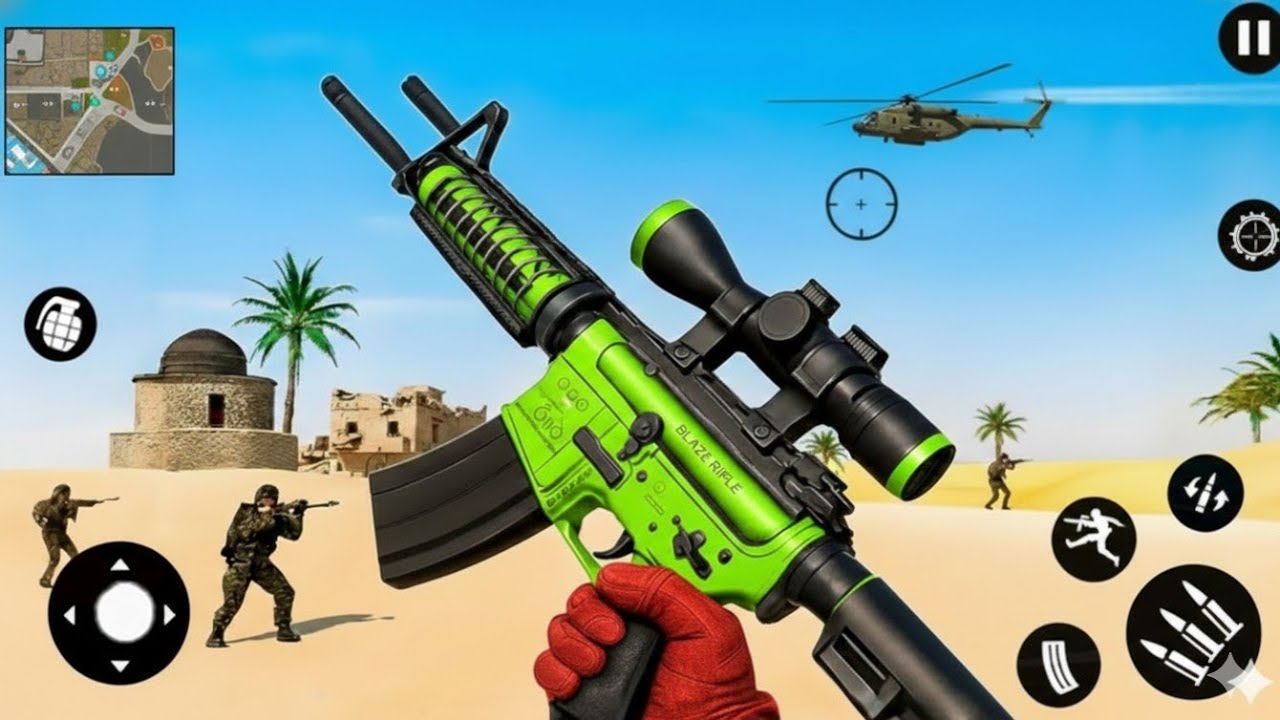 FPS Robot Shooter Strike Anti-Terrorist Shooting🚁🪂 New #2026 Update  Android GamePlay #5