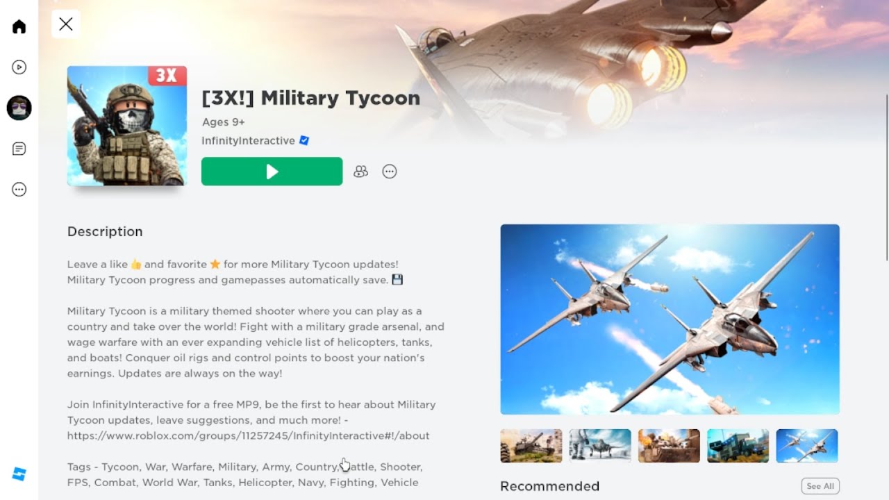 Roblox แนะนำการเล่น Military Tycoon สร้างฐานทัพทหาร