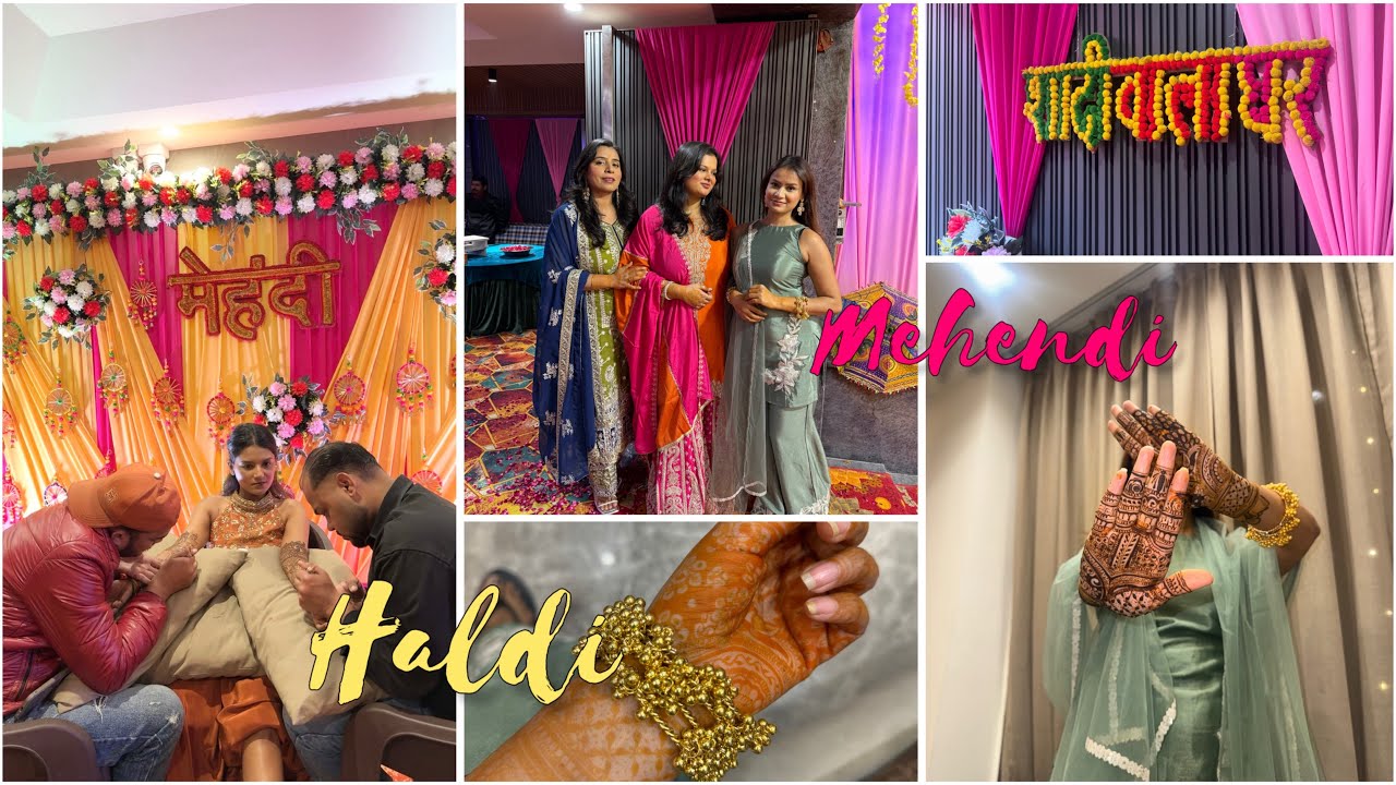 Haldi🌼|| Mehendi💚|| wedding series✨💕