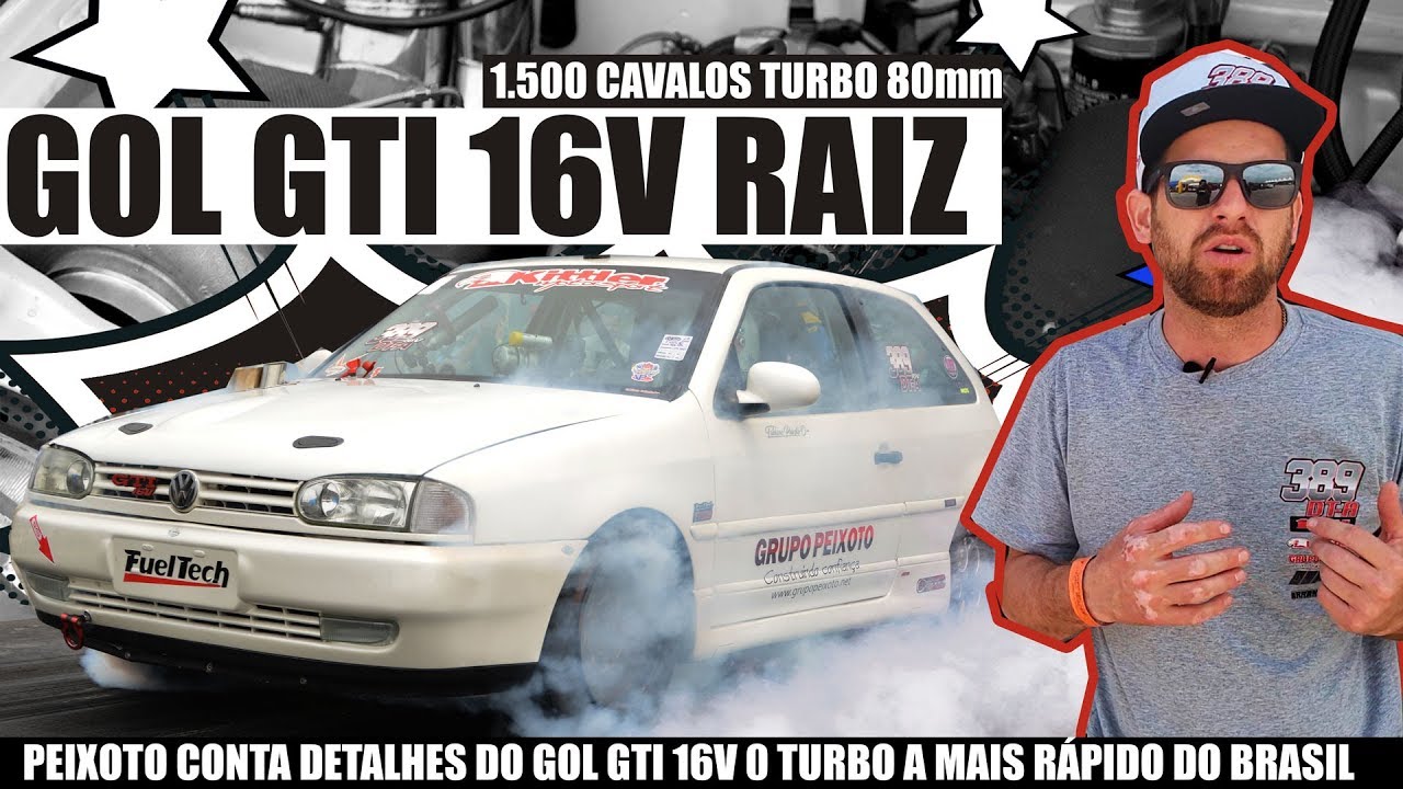 RARÍSSIMO GOL GTI 16V Branco Perola - AGORA COM mais de 1200 CAVALOS