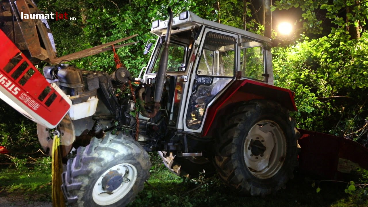 Landwirt starb nach Traktorabsturz in Steinbach an der Steyr