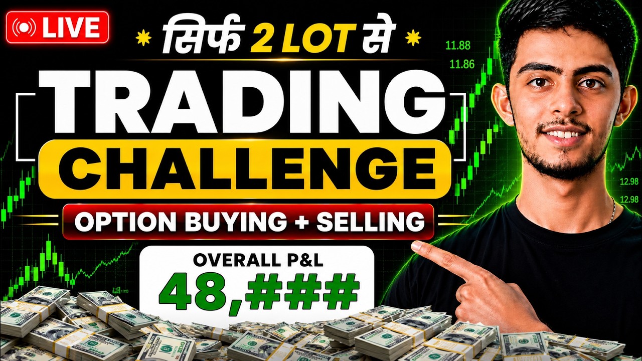 #Day7 Live Option Trading Challenge #Nifty | Only With 2 Lot | Live Scalping