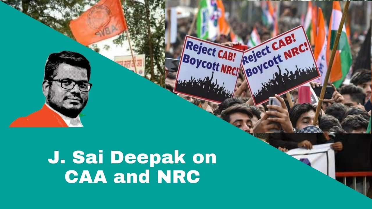 J. Sai Deepak and others debate on CAA & NRC.