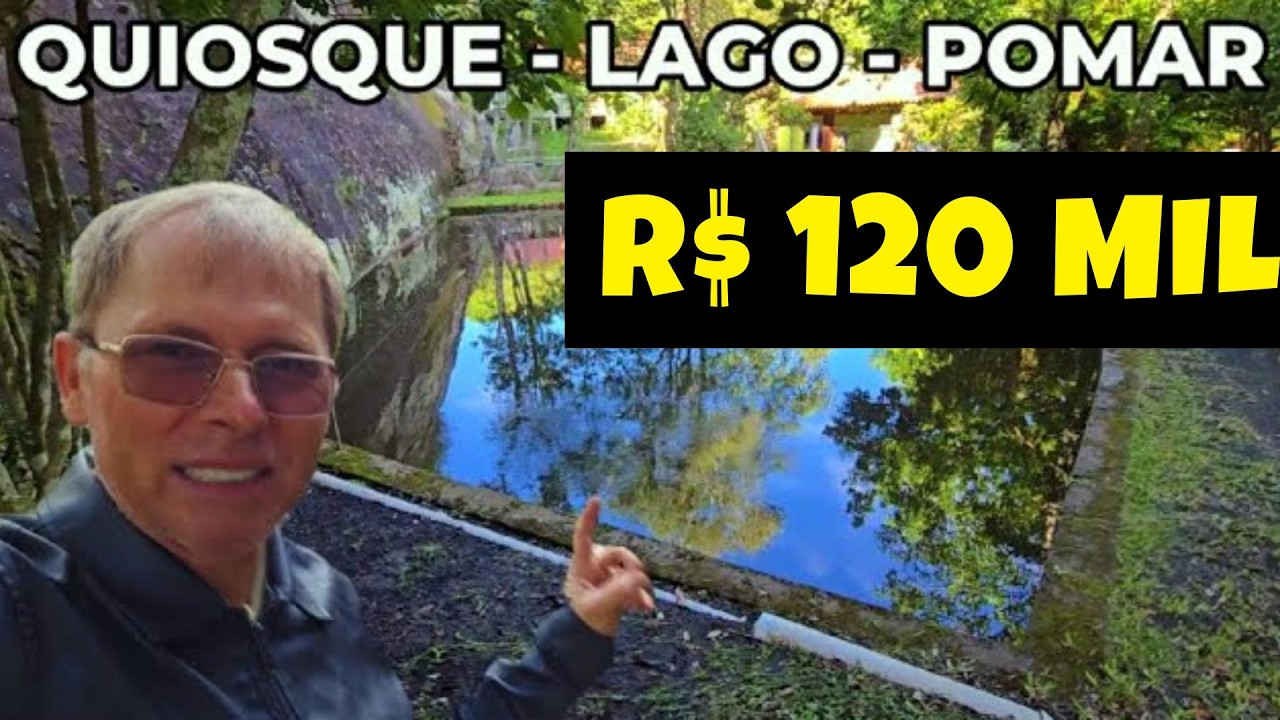 [1016] MINI CHACRINHA EM SANTO ANTÔNIO 450 M², CASA, LAGO, QUIOSQUE, VERTENTE R$ 130 MIL #chacara