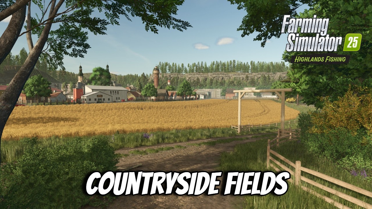 Countryside Fields Map Tour - Farming Simulator 25 FS25 XBOX