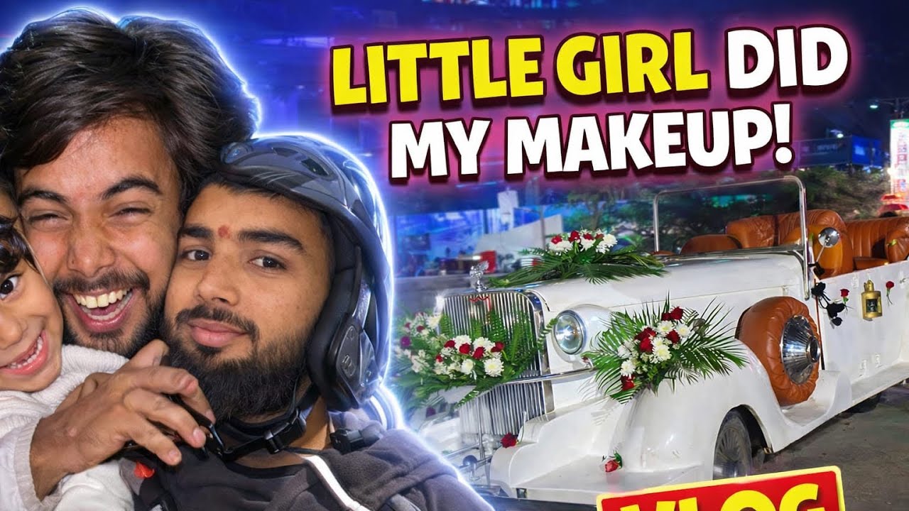 Aaj gye lambi ride aur uske baad pyare pyare hathon se karvaya makeup 