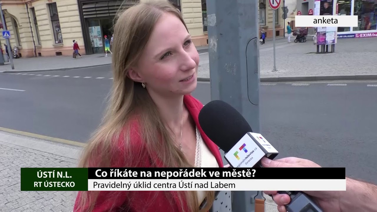 ÚSTÍ NAD LABEM: Pravidelný úklid centra Ústí nad Labem